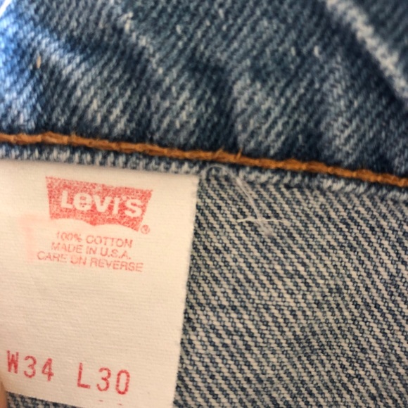 Vintage 517 Levis Orange Tab 34x30 Jeans Made in USA - Picture 6 of 6